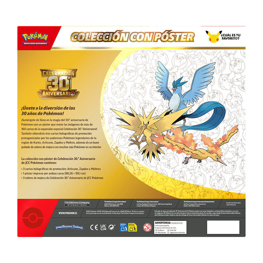 [Próximamente] POSTER COLLECTION POKEMON 30th