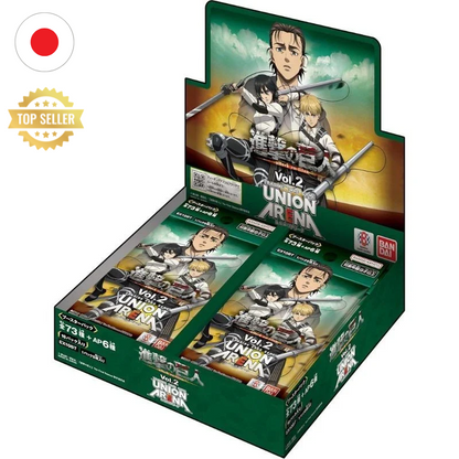 BANDAI Union Arena Attack on Titan Vol. 2 Booster Box