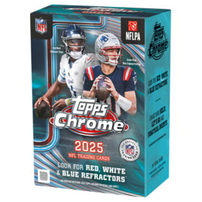 2025 Topps Chrome Football NFL Value Box