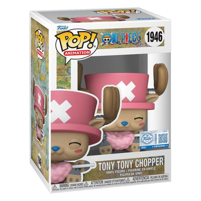 FUNKO POP ONE PIECE TONY TONY CHOPPER WITH COTTON CANDY EXCLUSIVE
