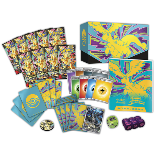 Caja de Entrenador de Elite Pokémon Héroes Ascendentes (ABRIMOS RESERVAS EL LUNES 2 DE FEBRERO)
